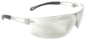 Safety Glasses, Body Armor 1800 Series, Clear Frame, Clear Anti-fog Lens - Latex, Supported